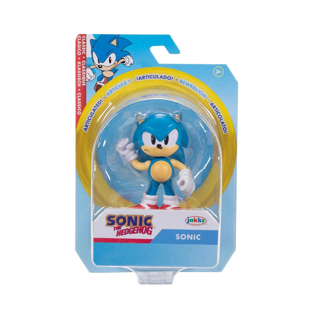 Boneco Articulado Sonic Classico (Bravo) de 6cm - Sonic