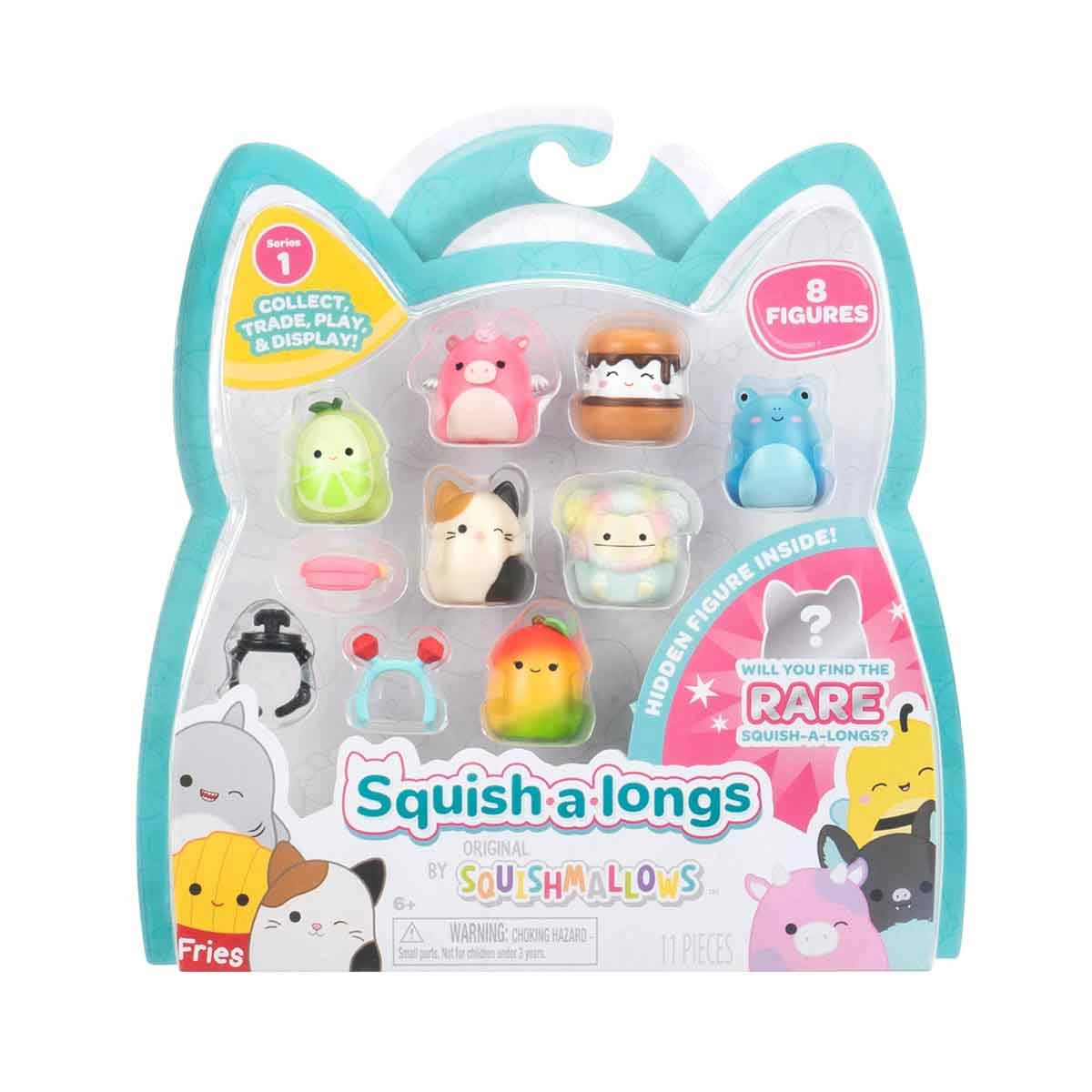 Squishmallows, Pack 8 Bonecos Squish-A-Longs 2Cm - Ottilie