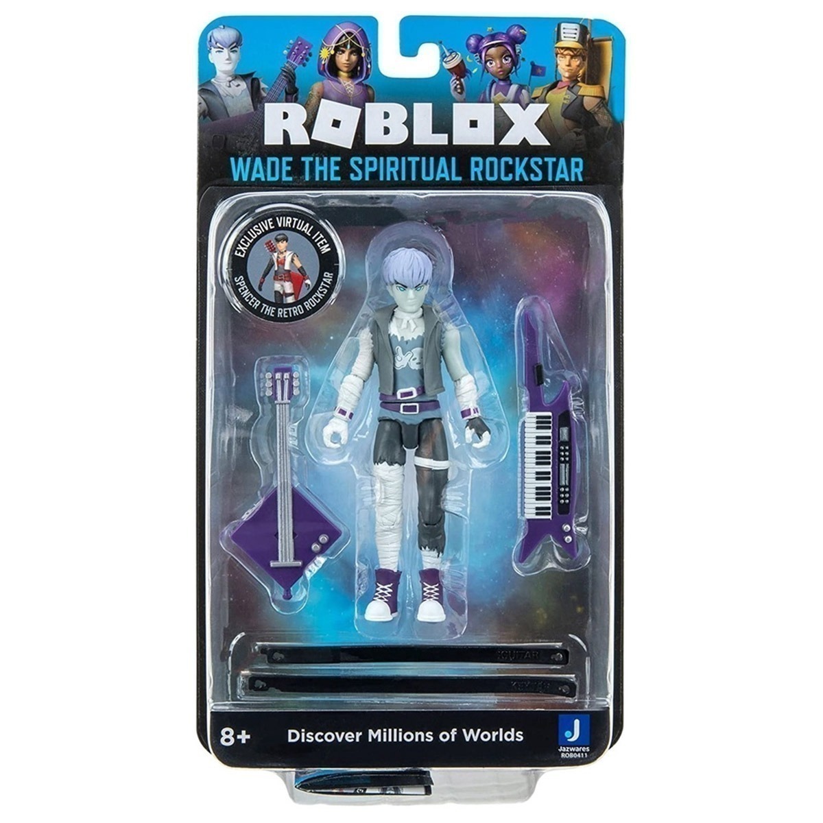 Roblox - Figura De 10Cm - Wade The Spiritual Rockstar