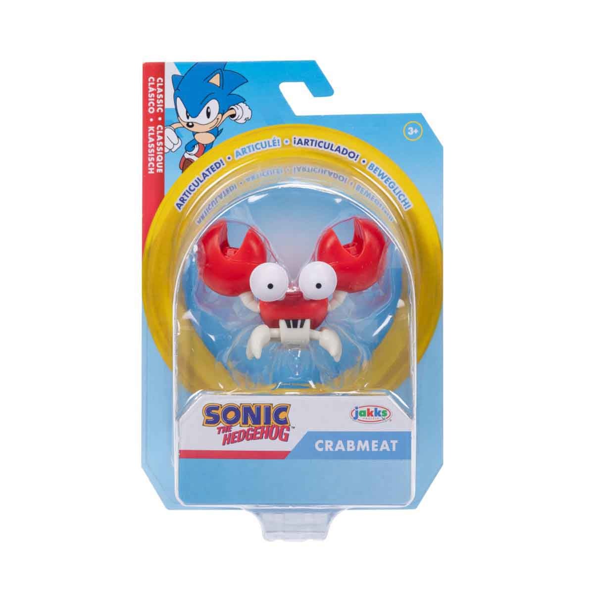 Boneco Articulado Crabmeat De 4Cm - Sonic