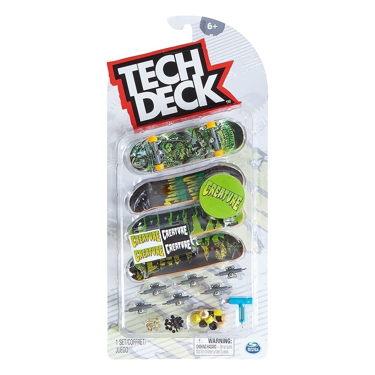 Kit 4 Skate De Dedo Coleção Creature - Tech Deck Kit 4 Skate De Dedo Coleção Creature - Tech Deck