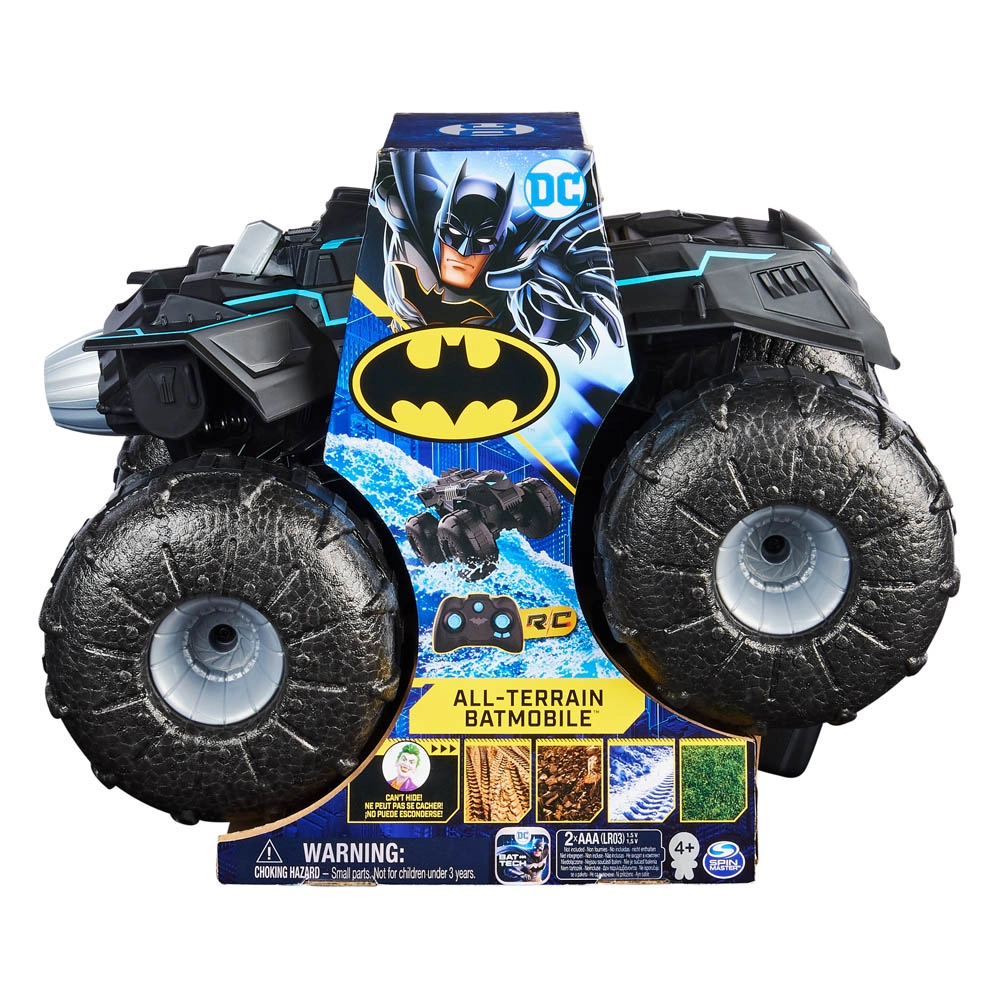 Carro De Controle Remoto Anda Na Agua 35Cm - Batmovel Batman