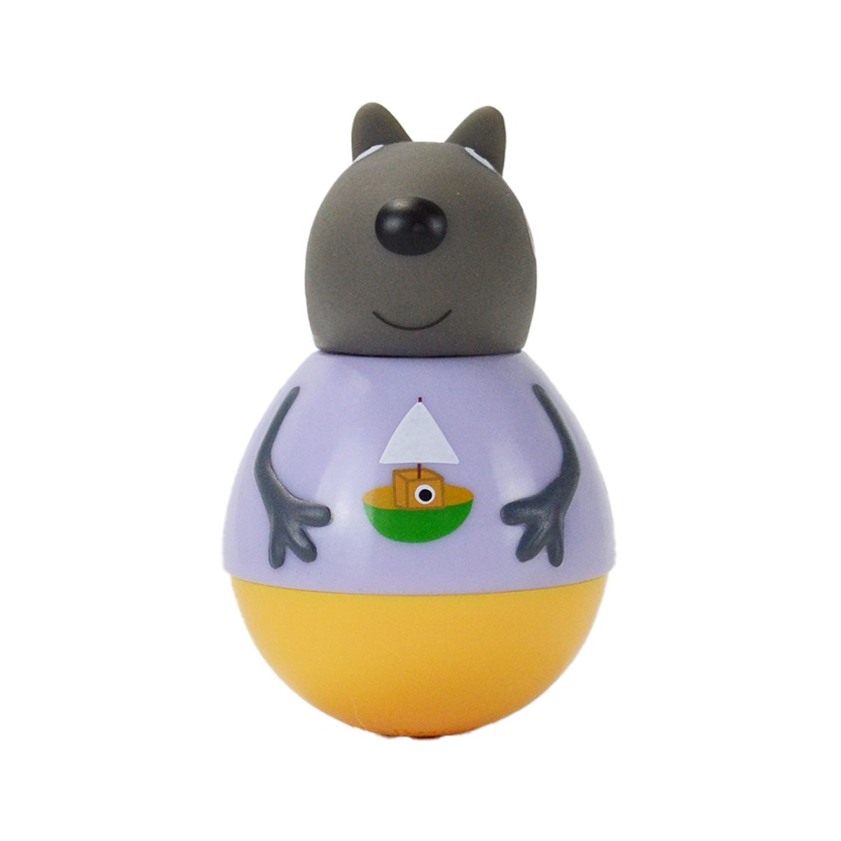 Boneco Danny Cão 8cm - Weebles - Peppa Pig Boneco Danny Cão 8cm - Weebles - Peppa Pig