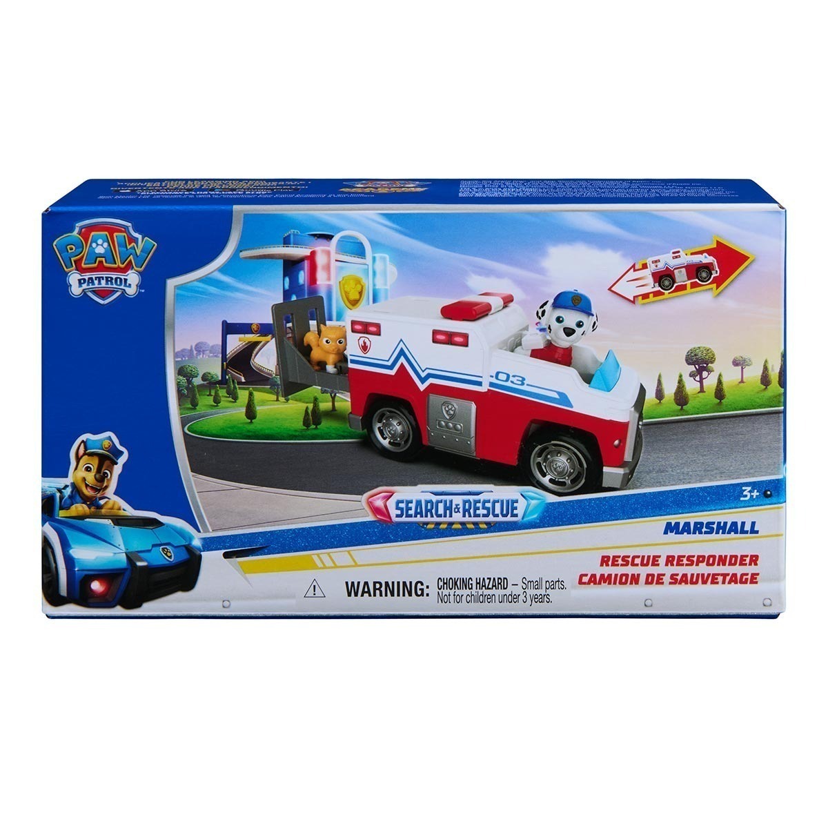 Caminhão de Bombeiro do Marshall com Boneco S&R - Patrulha Canina