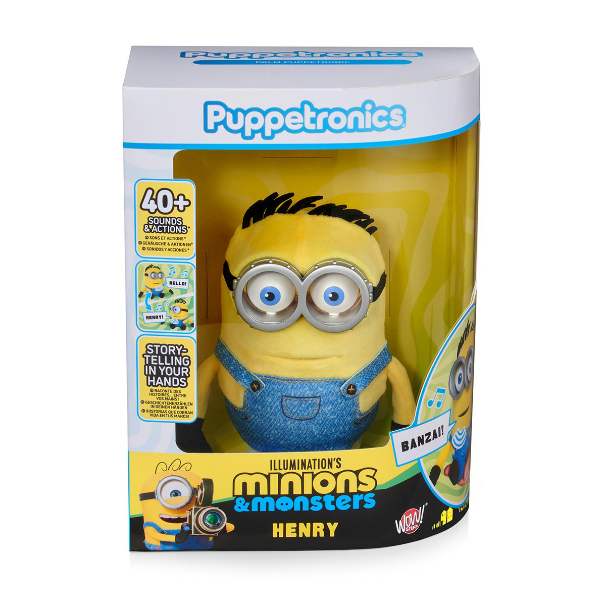 Pelúcia Interativa Henry - Puppetronics Minions & Monstros Pelúcia Interativa Henry - Puppetronics Minions & Monstros