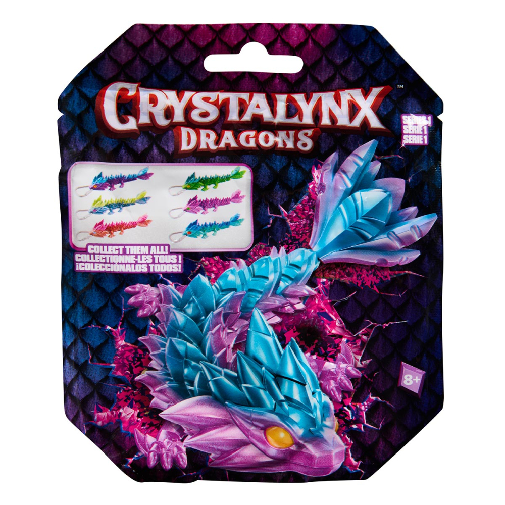 Chaveiro Surpresa com Mini Dragão Articulado - Crystalynx Chaveiro Surpresa com Mini Dragão Articulado - Crystalynx