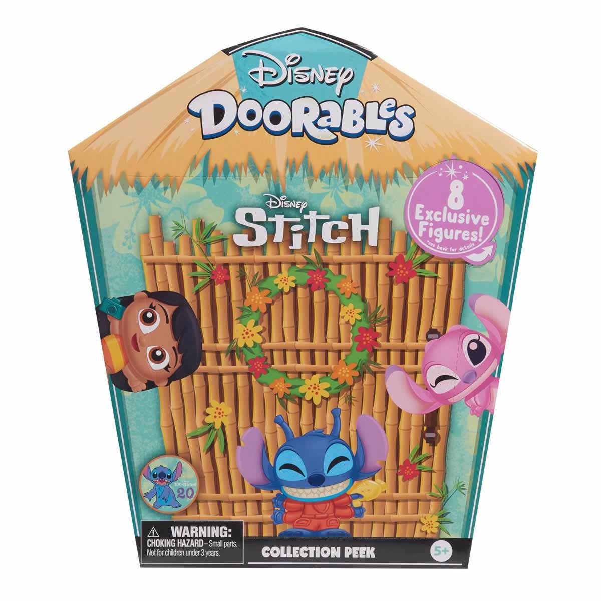 Colecao 8 Bonecos Colecionaveis Stitch - Doorables Disney