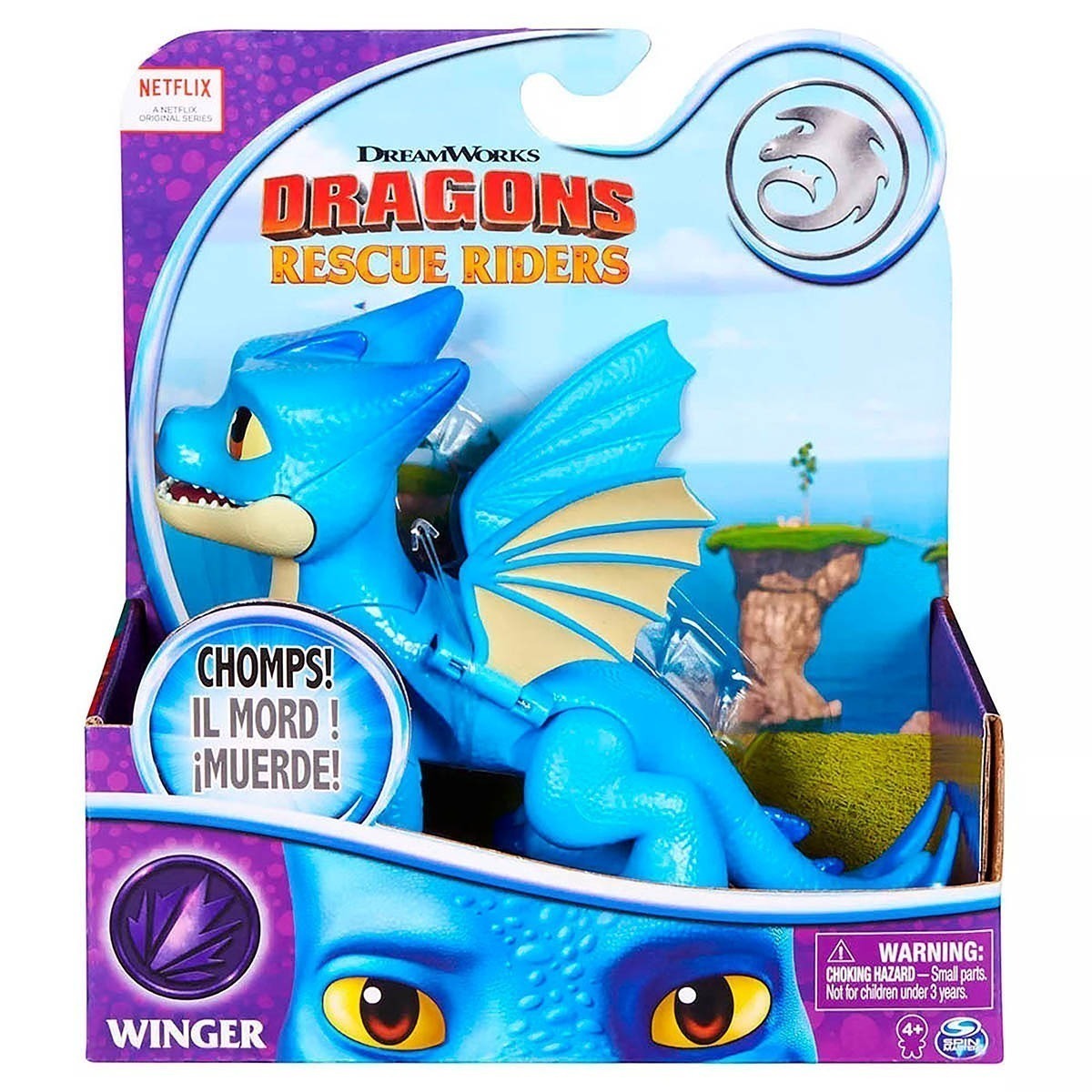 Como Treinar Seu Dragao - Rescue Riders - Winger 12 Cm