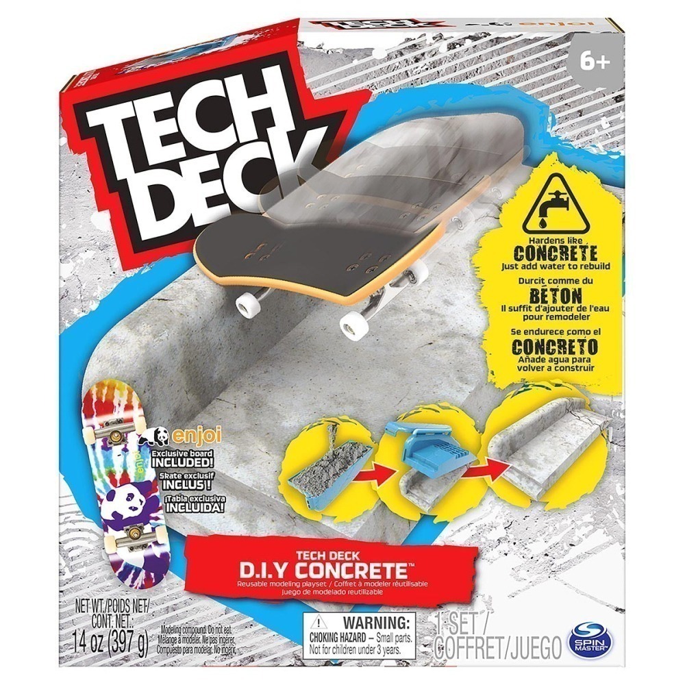 Conjunto De Modelagem De Concreto D.I.Y. - Tech Deck