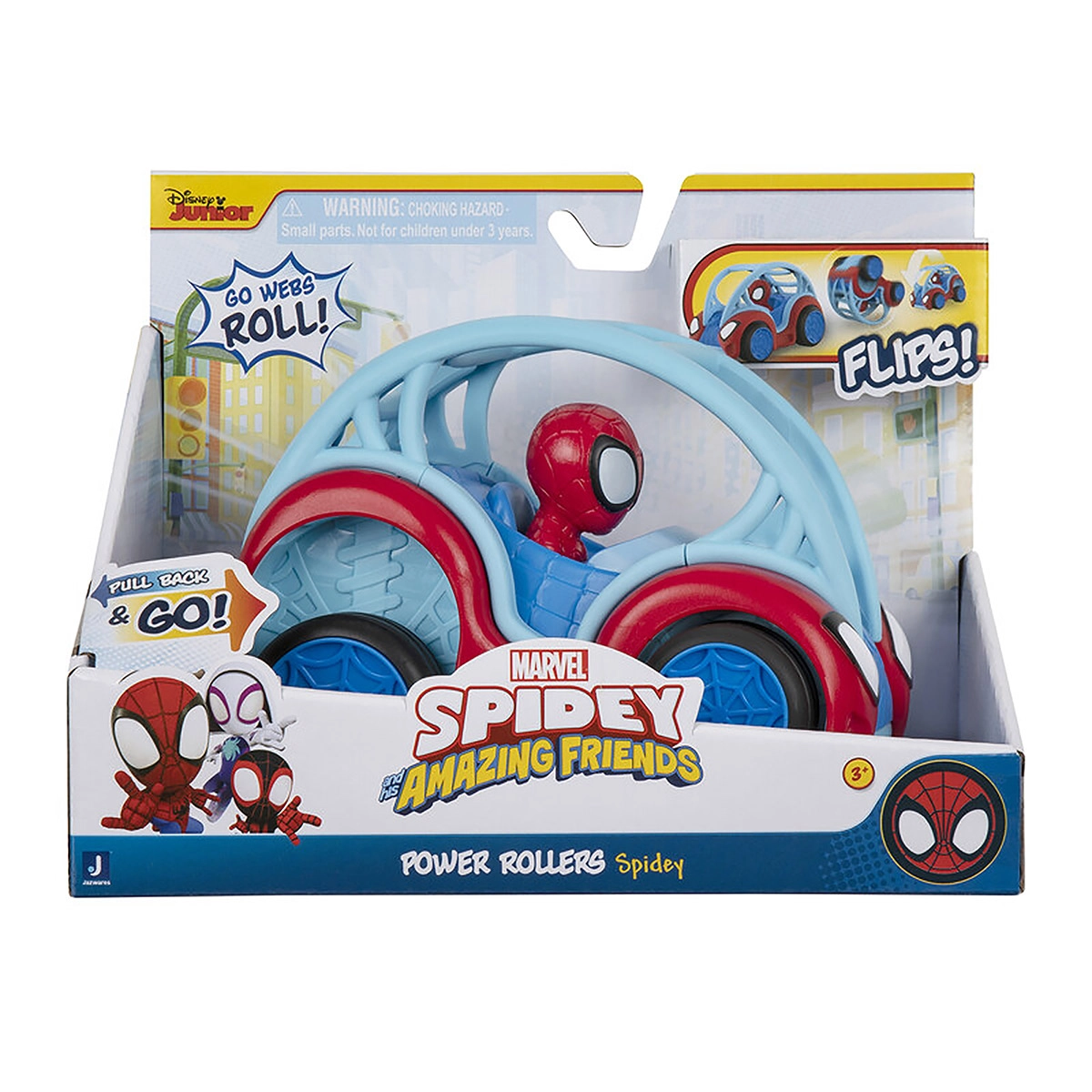 Carrinho Homem Aranha Power Rollers de 15cm - Spidey Carrinho Homem Aranha Power Rollers de 15cm - Spidey