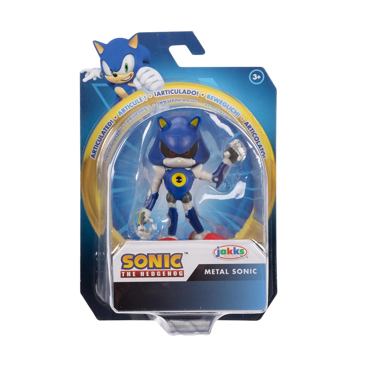 Boneco Articulado Metal Sonic de 6cm - Sonic