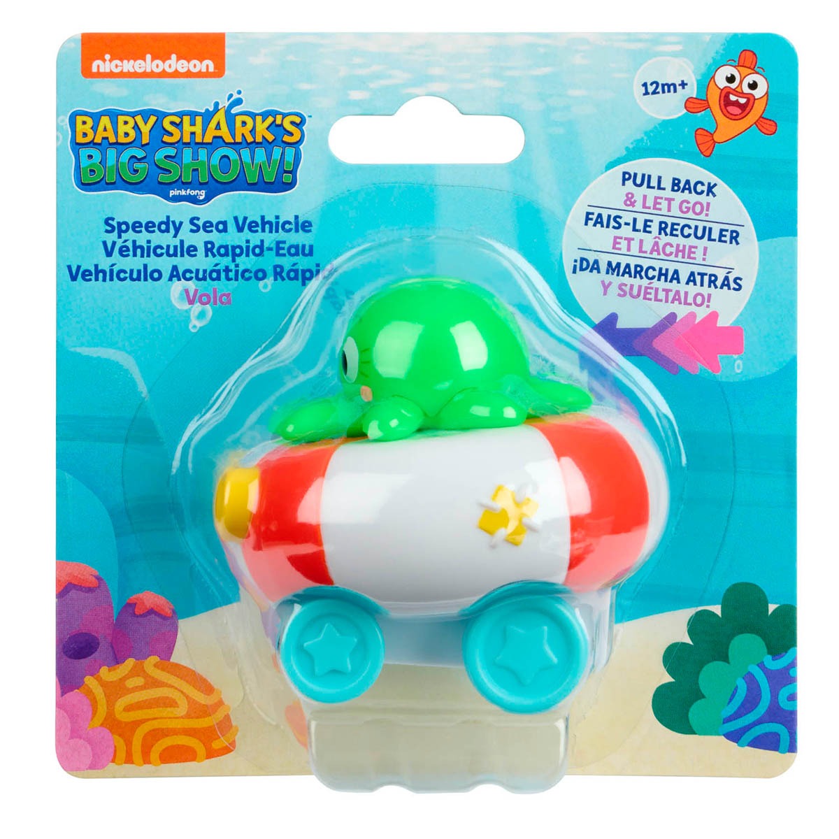 Carrinho Marinho De Fricção 11Cm Vola - Baby Shark Big Show