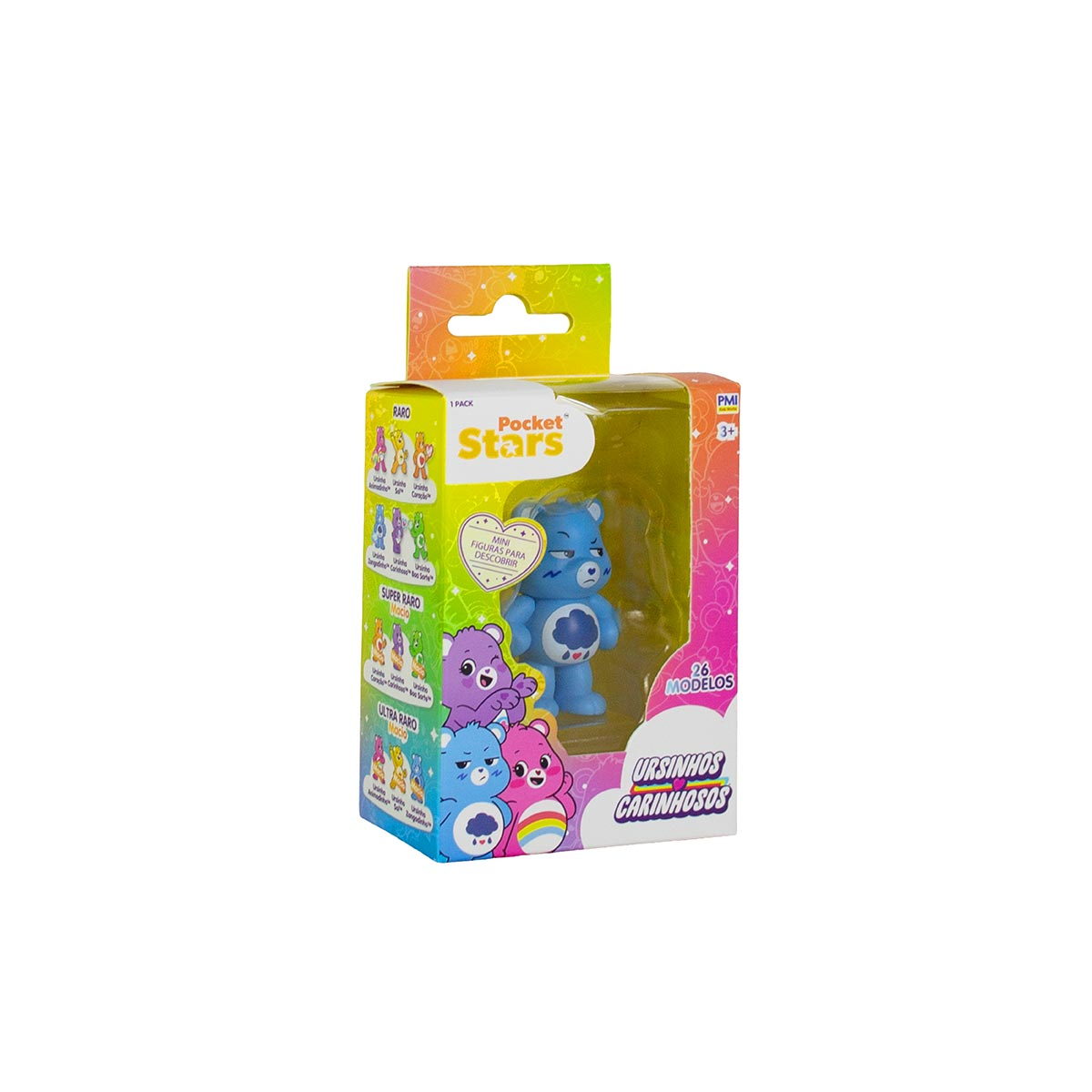 Boneco Ursinho Zangadinho de 5cm - Ursinhos Carinhosos