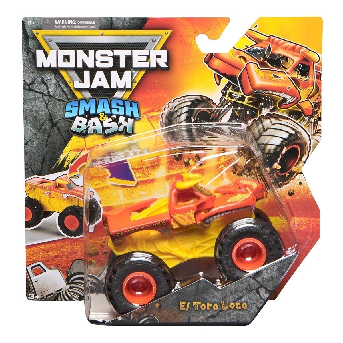 Carrinho El Toro Loco 1:64 - Monster Jam Smash Bash