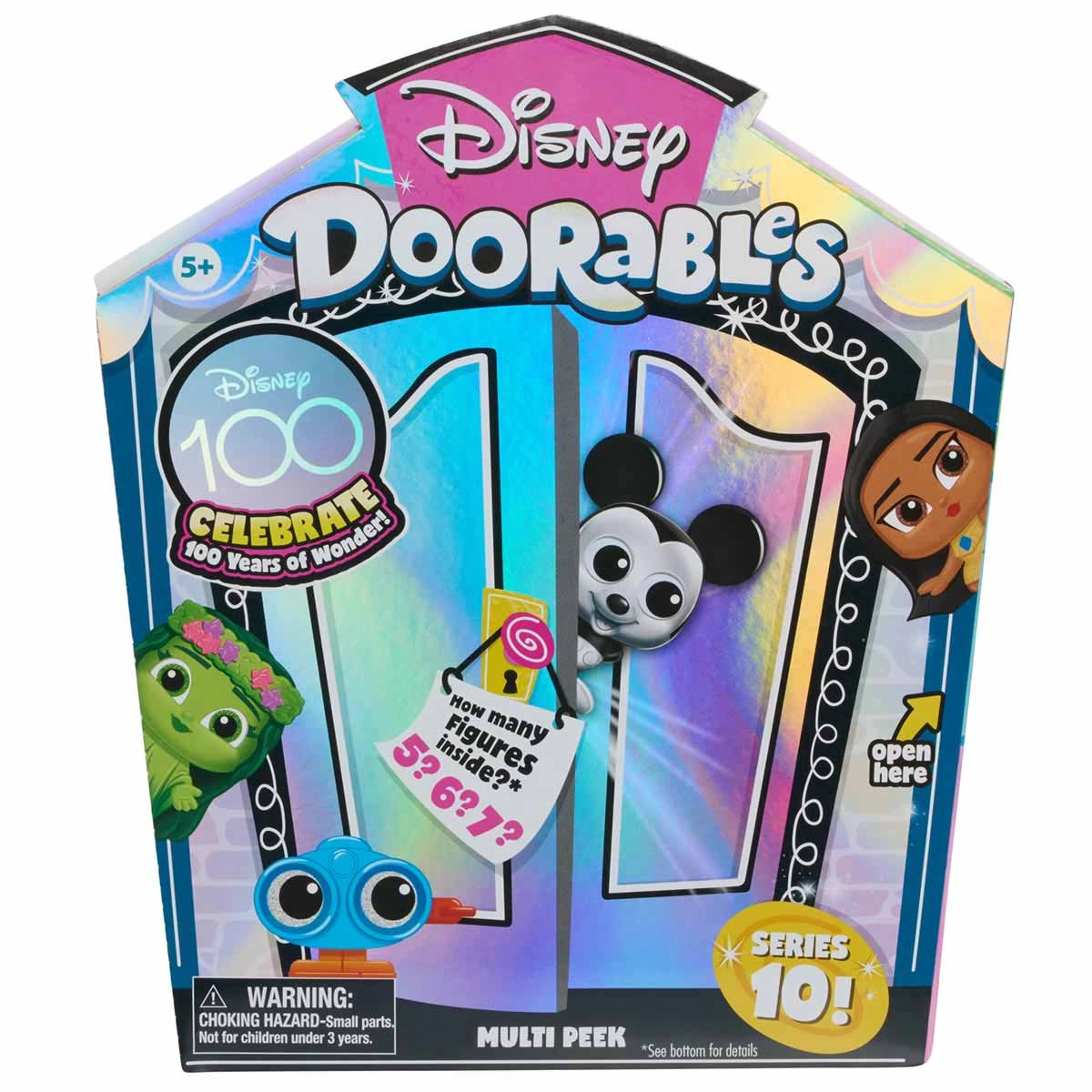 Multi Pack Com 5, 6 Ou 7 Bonecos - Doorables Disney