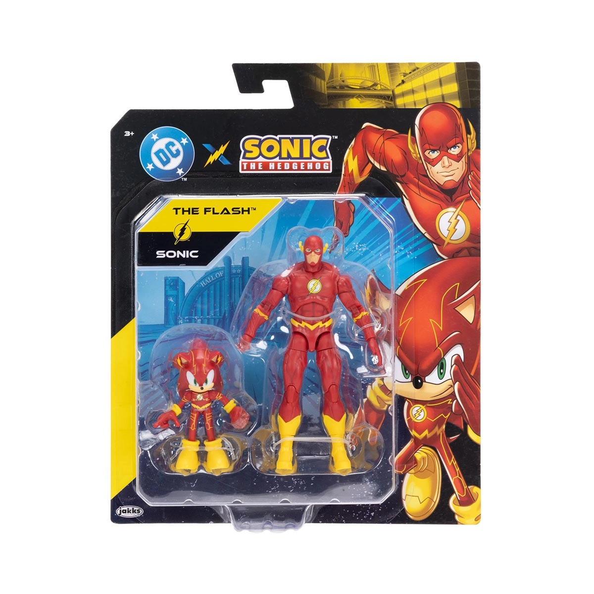 2 Bonecos Articulados Do Sonic e Flash - Sonic Warner