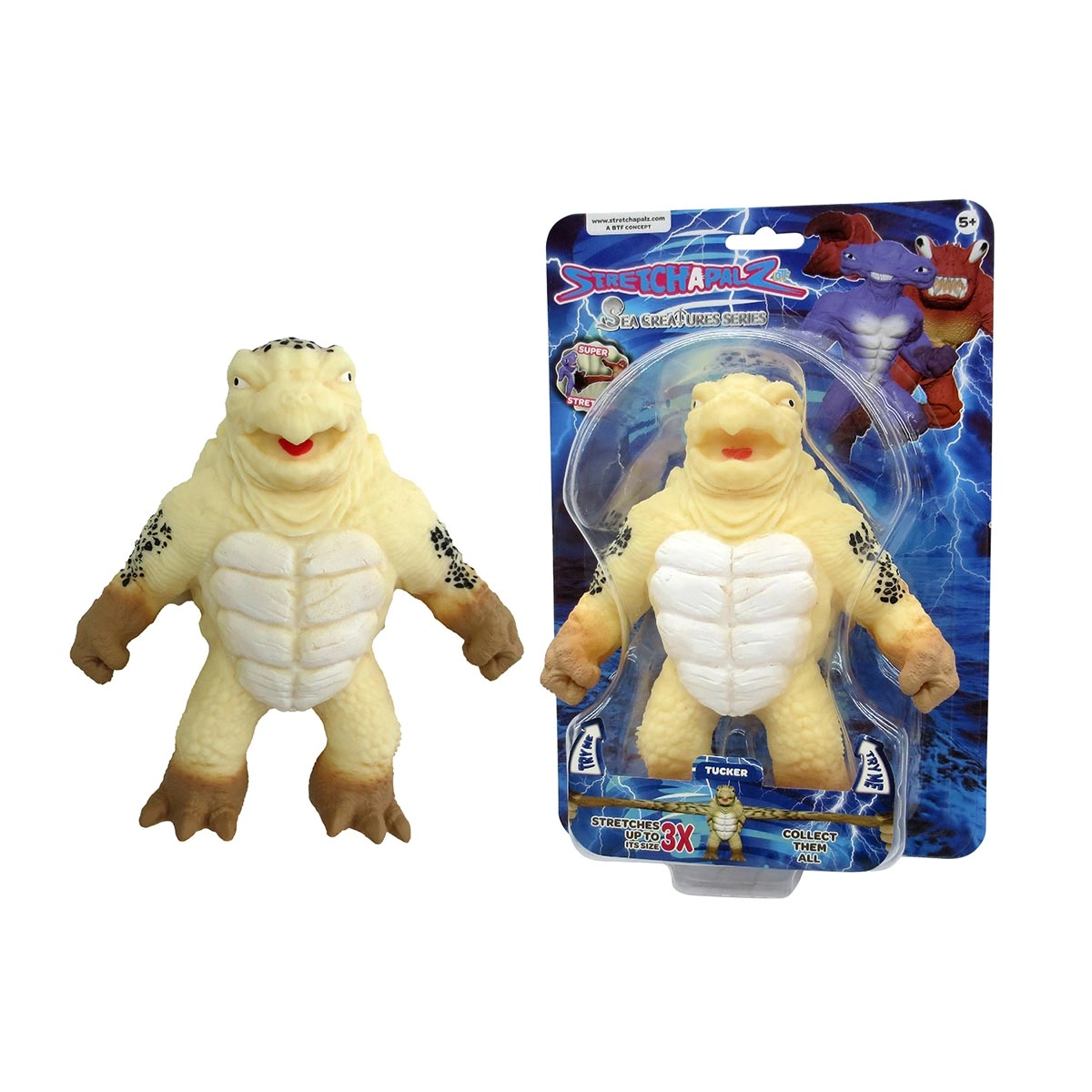 Boneco 14Cm Que Estica Tucker - Stretchapalz Monster