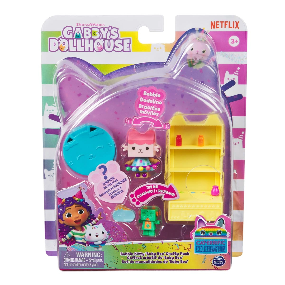 Prateleira De Artesanato Do Baby Box Cat - Gabby'S Dollhouse