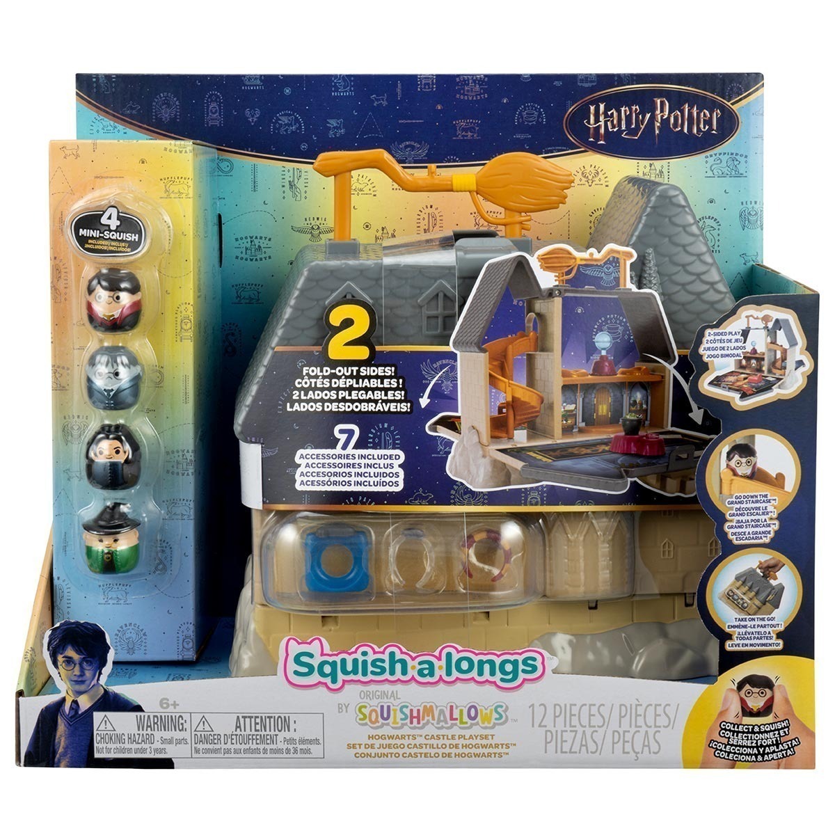 Playset Castelo de Hogwarts Harry Potter - Squish A Longs