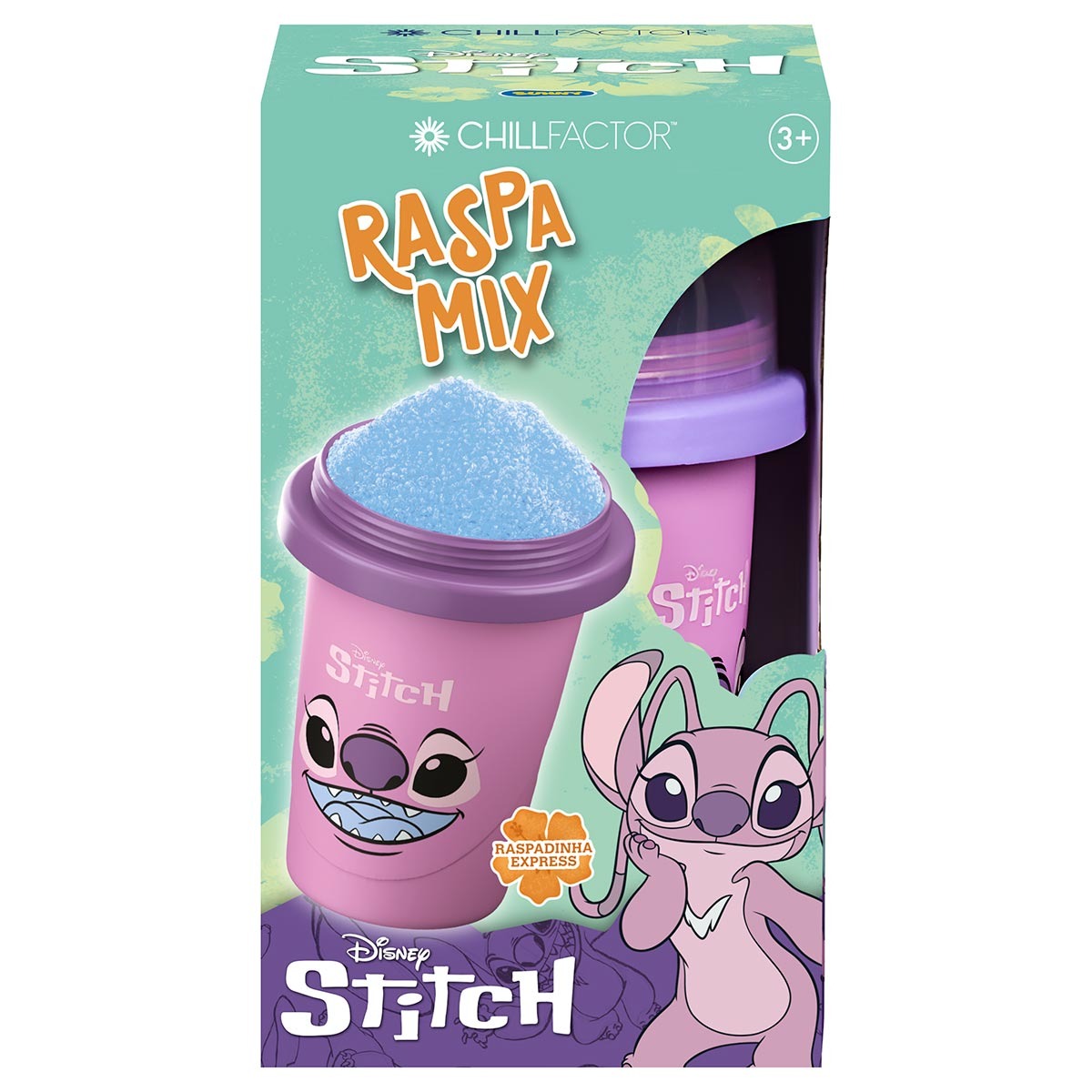 Copo Raspadinha Smoothie Mix Stitch Disney da Angel - Sunny