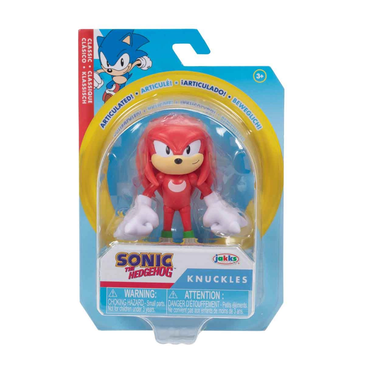 Boneco Articulado Knuckles De 6Cm - Sonic