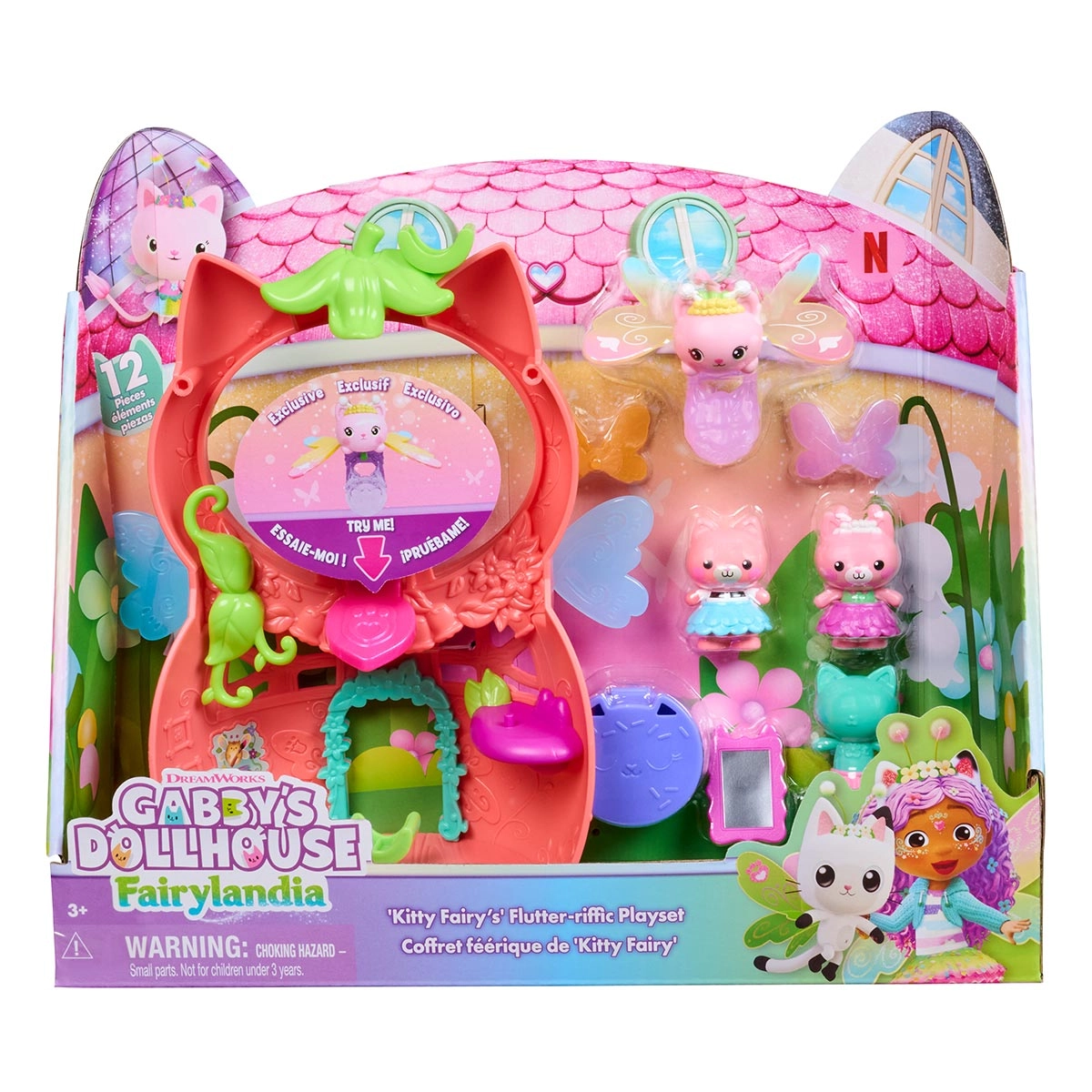 Playset Kitty Fada Fairylandia - Gabbys Dollhouse Playset Kitty Fada Fairylandia - Gabbys Dollhouse