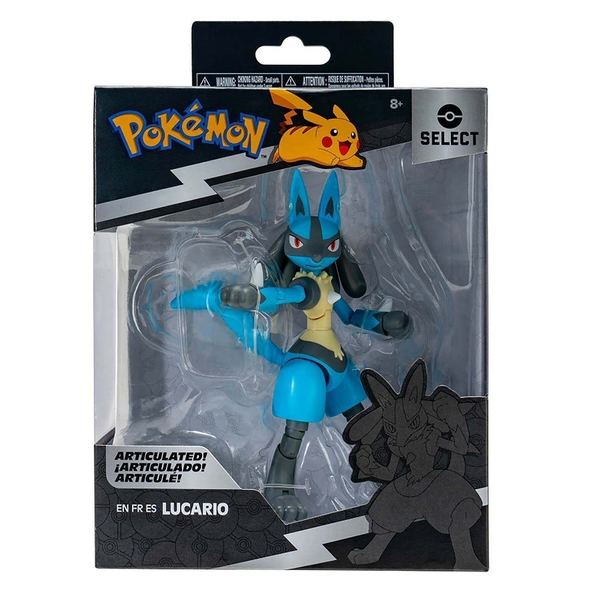Pokemon - Boneco Articulado De 15Cm - Lucario