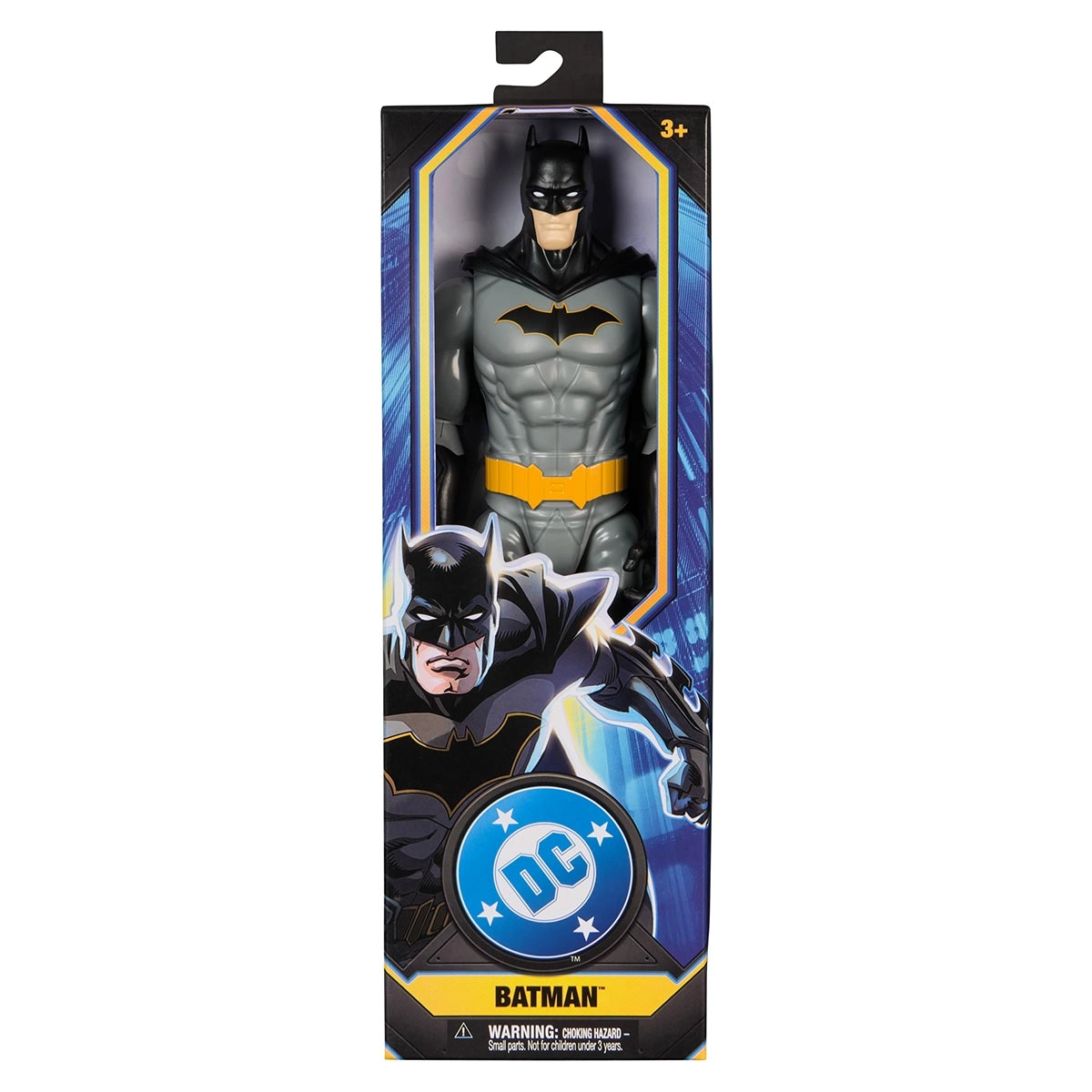 Boneco Batman com Capa Preta De 30Cm - Batman Boneco Batman com Capa Preta De 30Cm - Batman