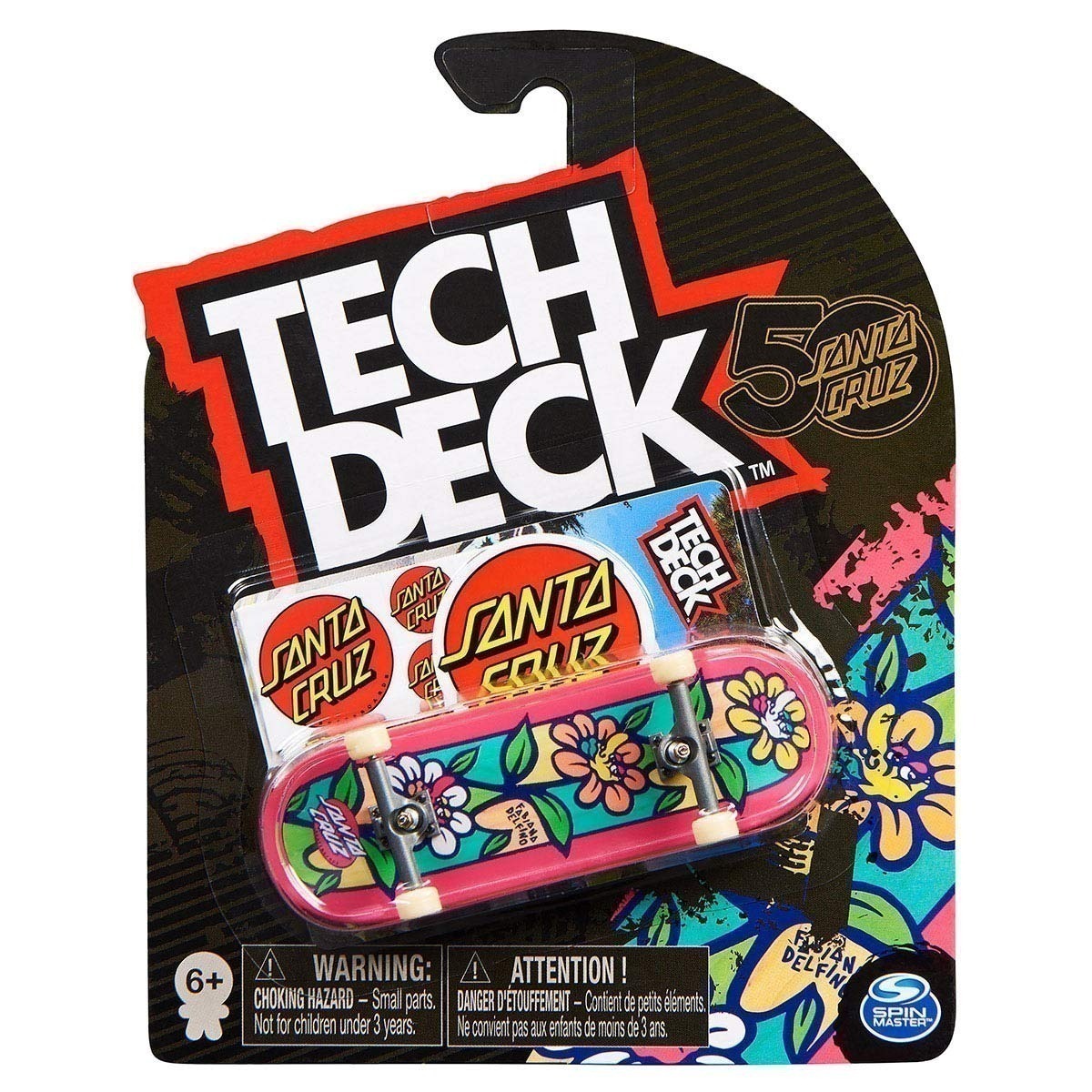 Skate De Dedo 96Mm - Santa Cruz Fabiana Delfino - Tech Deck Skate De Dedo 96Mm - Santa Cruz Fabiana Delfino - Tech Deck
