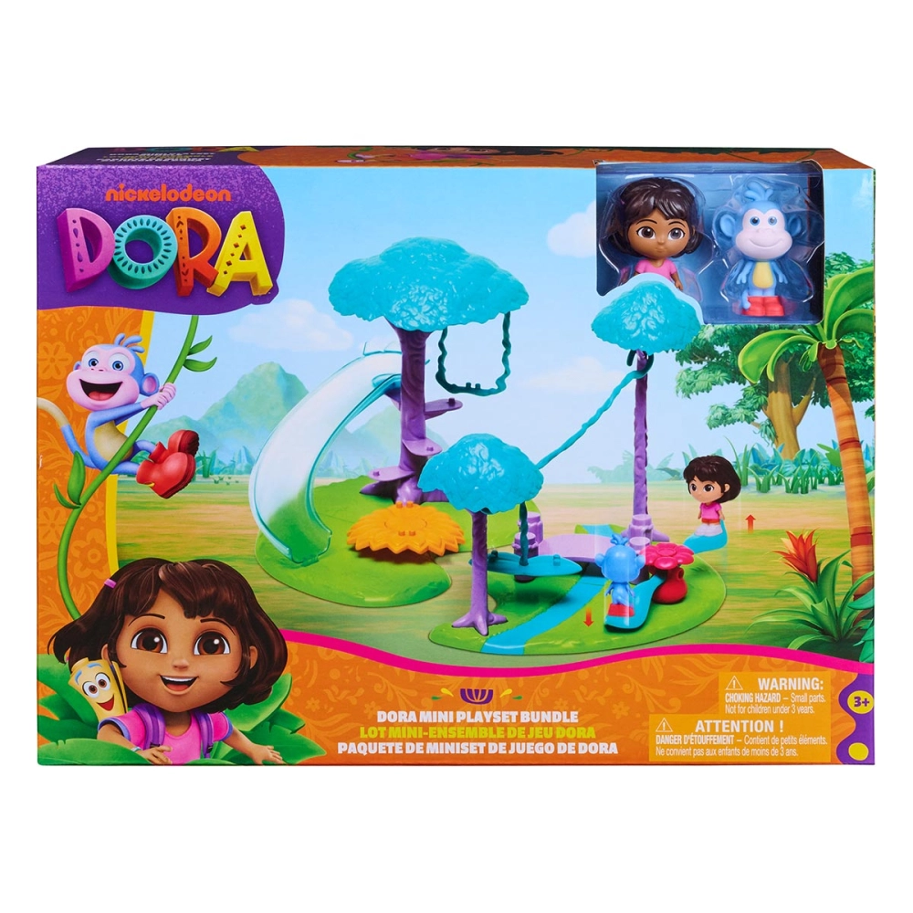 Dora Aventureira - Conjunto De Mini Playsets Ar Livre