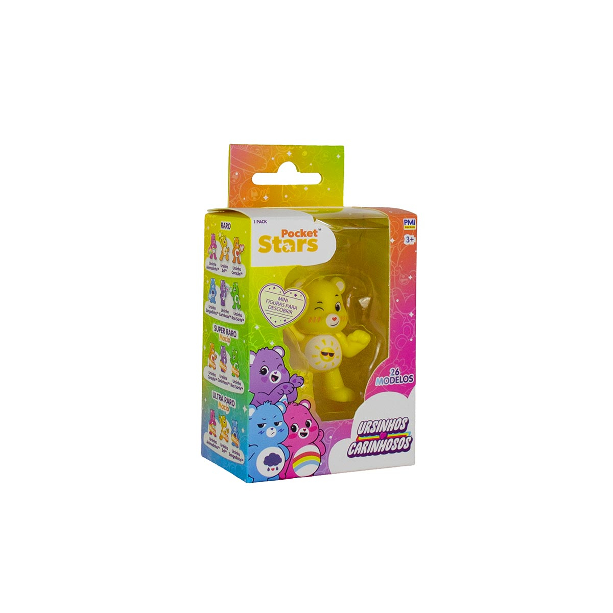 Boneco Ursinho Sol de 5cm - Ursinhos Carinhosos Boneco Ursinho Sol de 5cm - Ursinhos Carinhosos