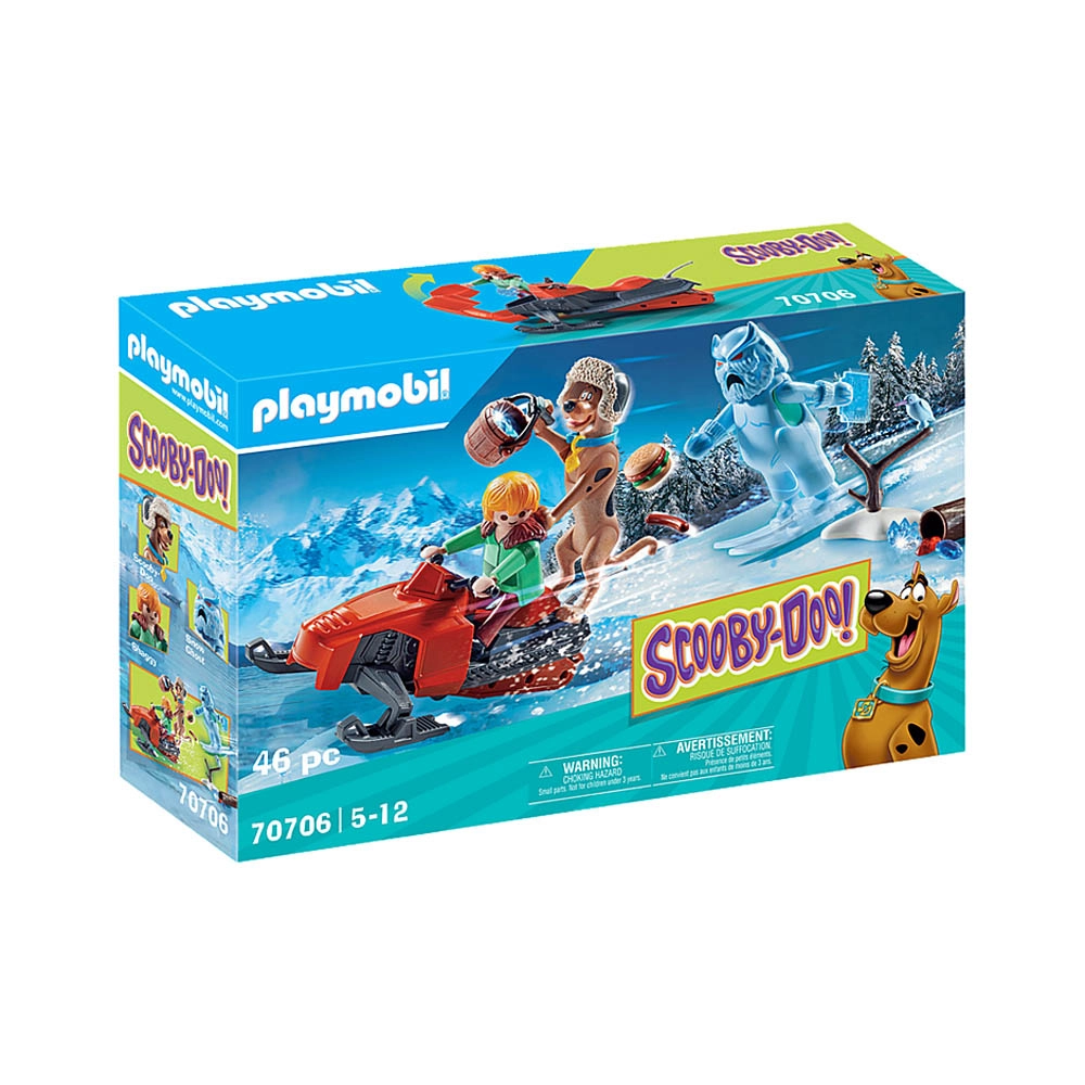 Playmobil - Aventura Com O Fantasma Da Neve - Scooby-Doo! - 70706