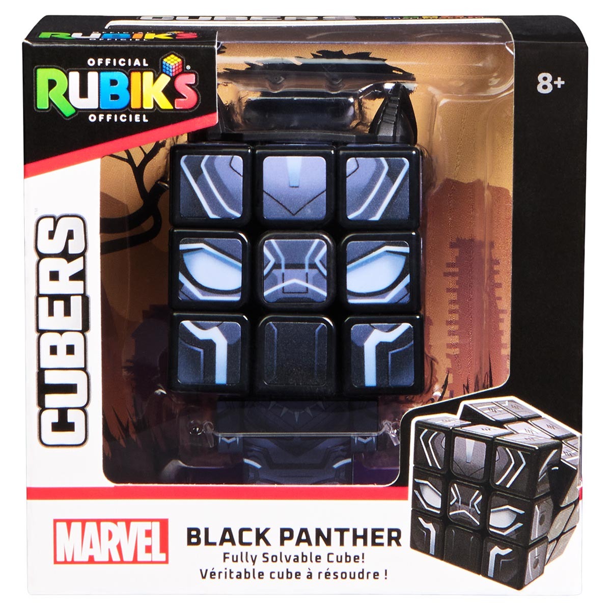 Rubiks - Cubo Heroi Marvel Pantera Negra - Sunny