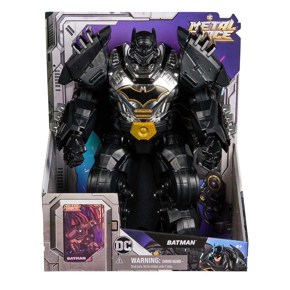 Boneco Batman de 30cm Metal Force - DC Comics