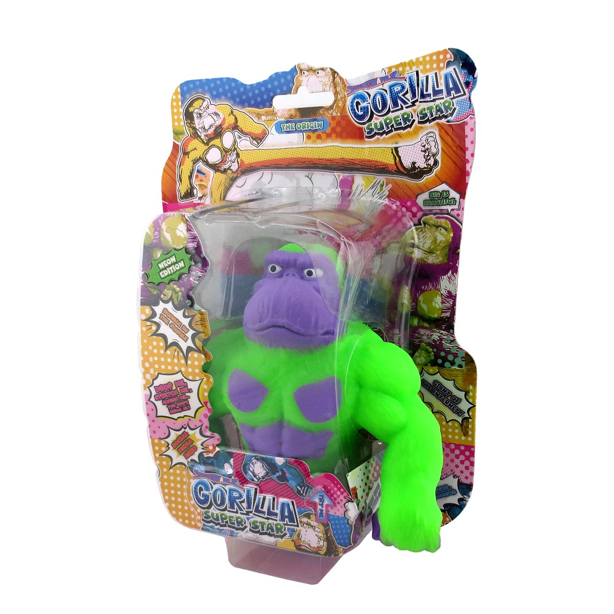 Boneco Elástico Munro de 10cm - Stretchapalz Gorilla Boneco Elástico Munro de 10cm - Stretchapalz Gorilla