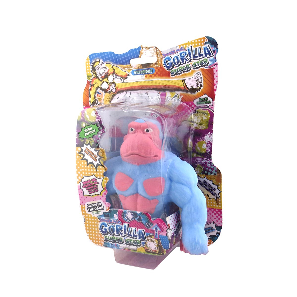Boneco Elástico Hugo de 10cm - Stretchapalz Gorilla