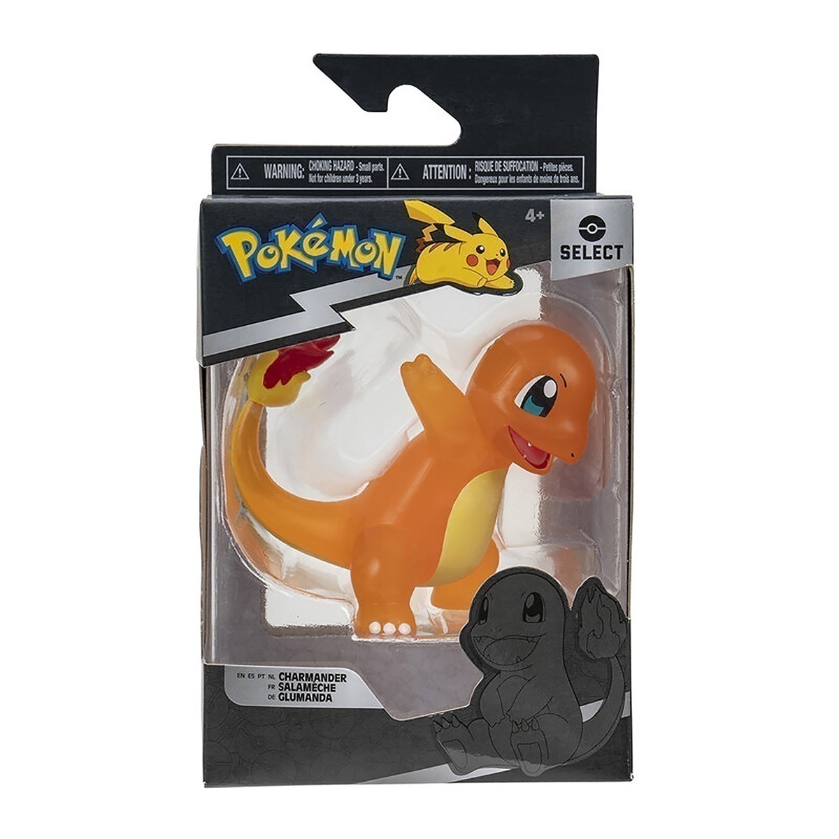 Pokemon - Figura De Batalha Translúcida De 8Cm - Charmander Pokemon - Figura De Batalha Translúcida De 8Cm - Charmander