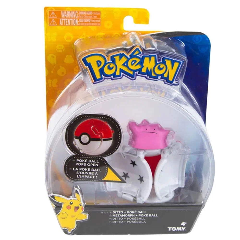 Pokémon - Conjunto De Pokébolas - Ditto + Pokébola