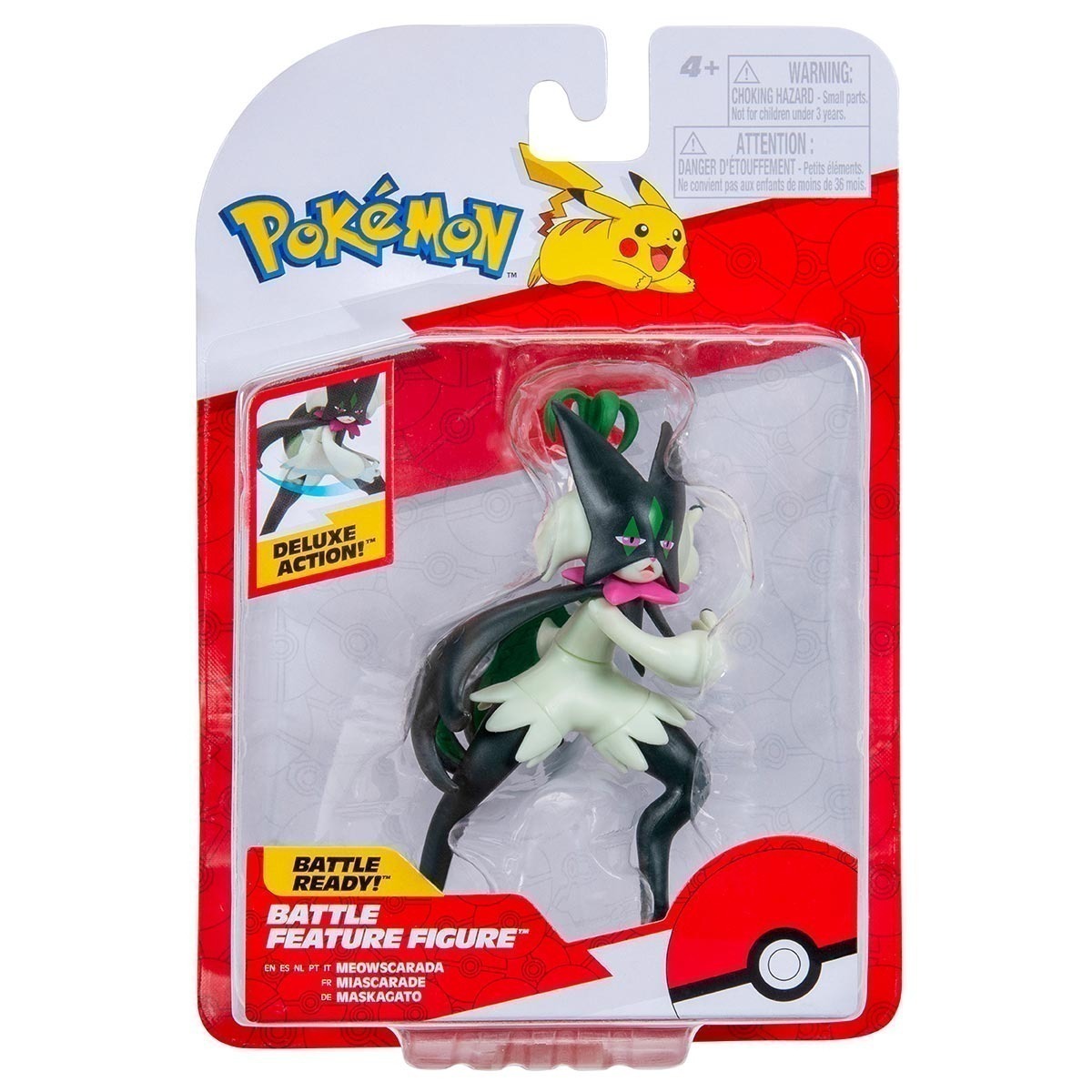 Boneco Da Batalha Meowscarada - Pokémon