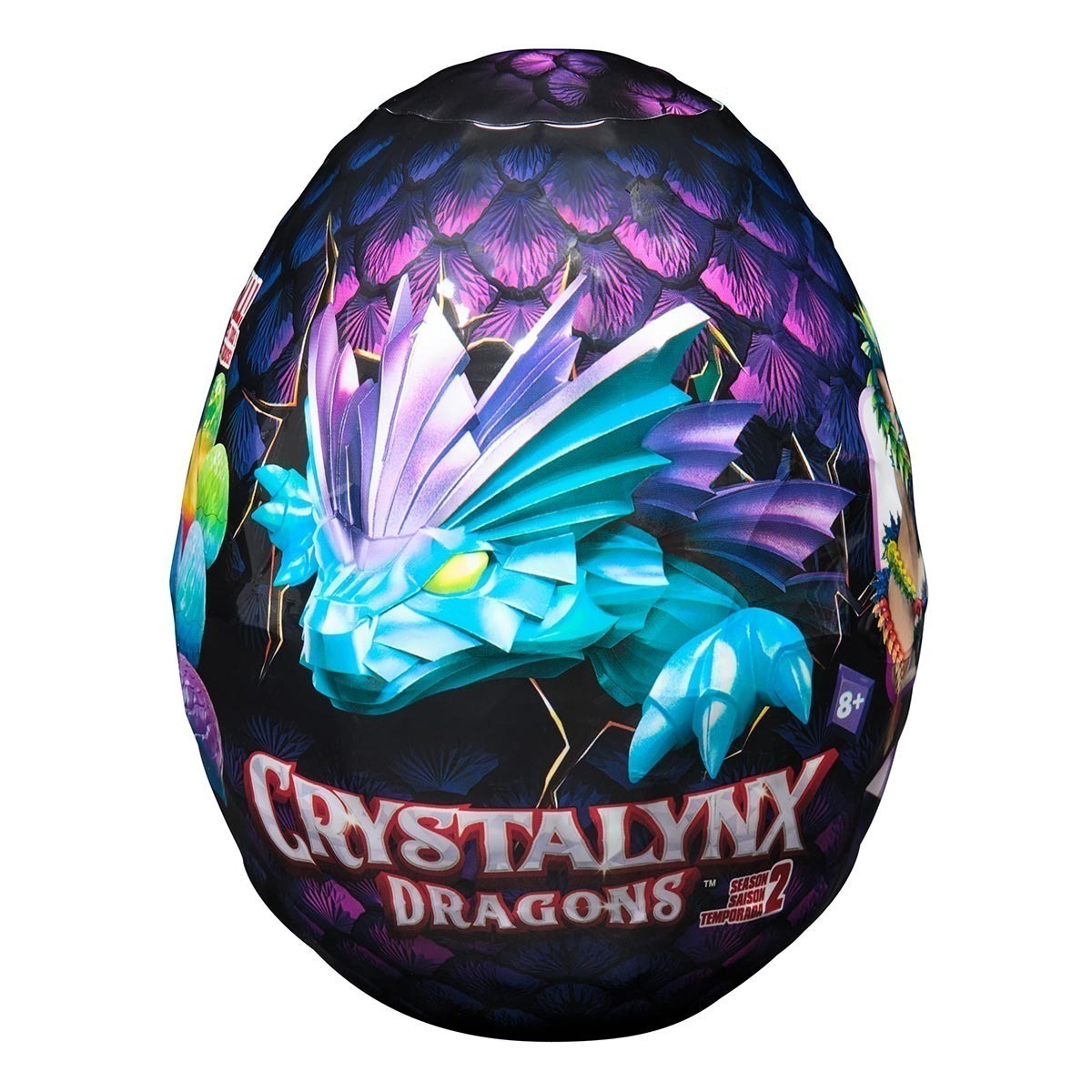 1 Boneco Dragão Articulado Surpresa - Crystalynx Dragons