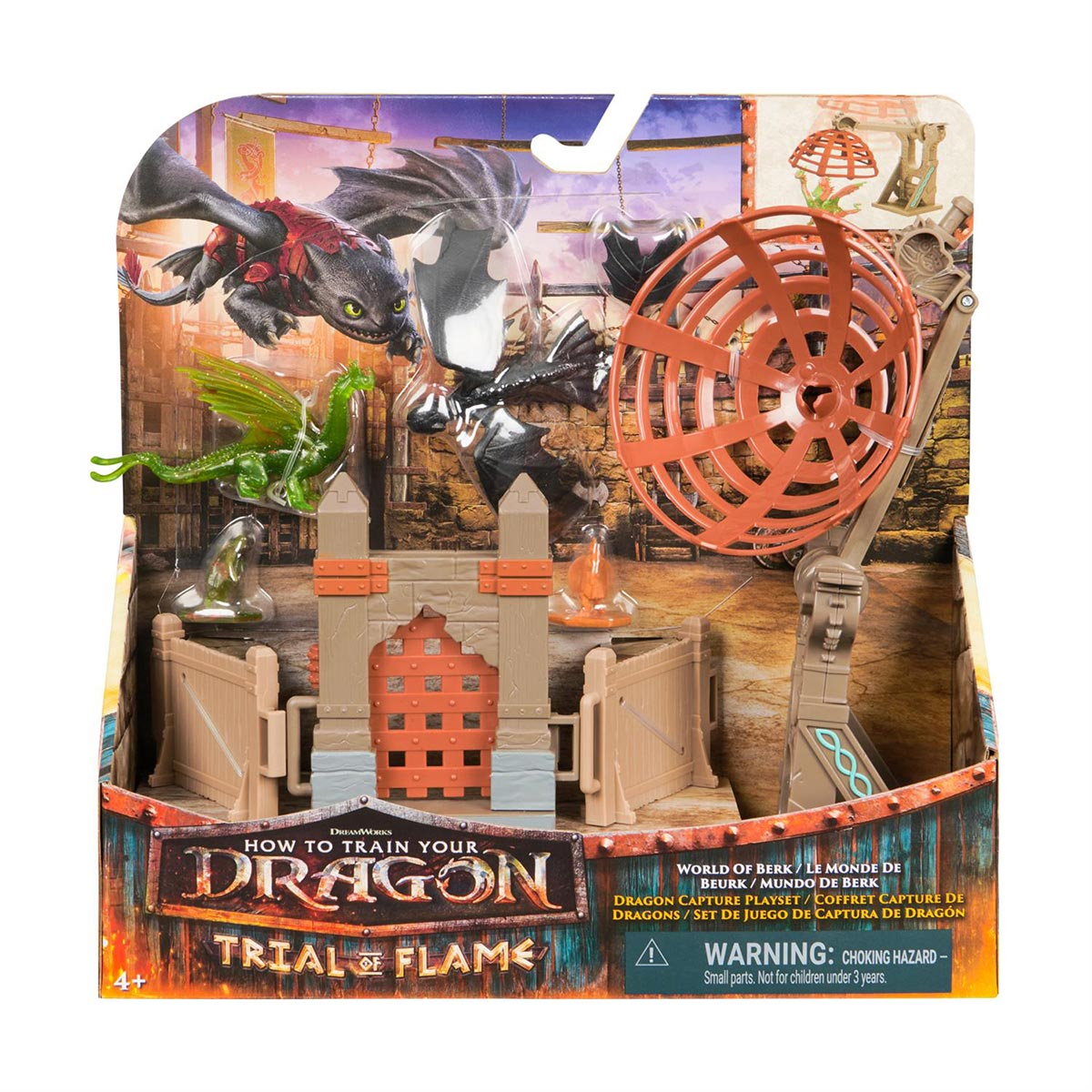 Playset Captura de Dragões + Bonecos - Como Treinar O Seu Dragão Playset Captura de Dragões + Bonecos - Como Treinar O Seu Dragão