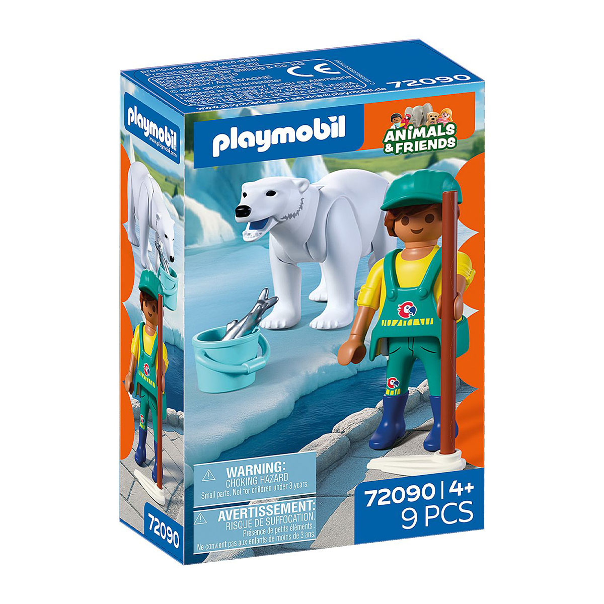 Urso Polar e Zoologo - Playmobil Animals & Friends 72090 Urso Polar e Zoologo - Playmobil Animals & Friends 72090