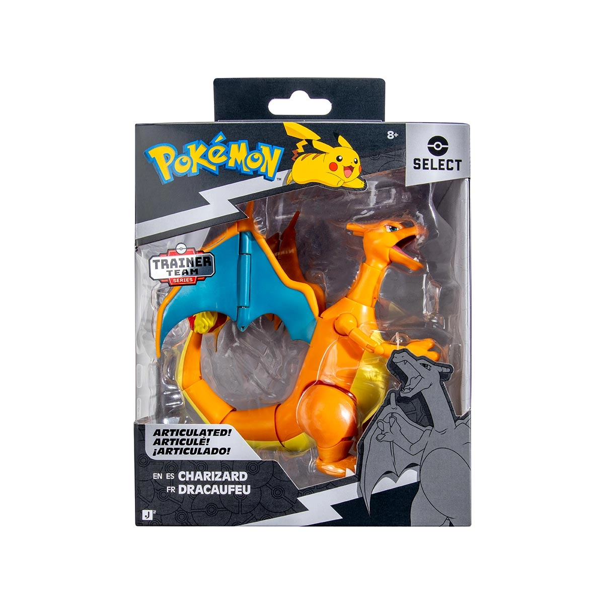 Boneco Super Articulado Charizard De 15Cm - Pokémon