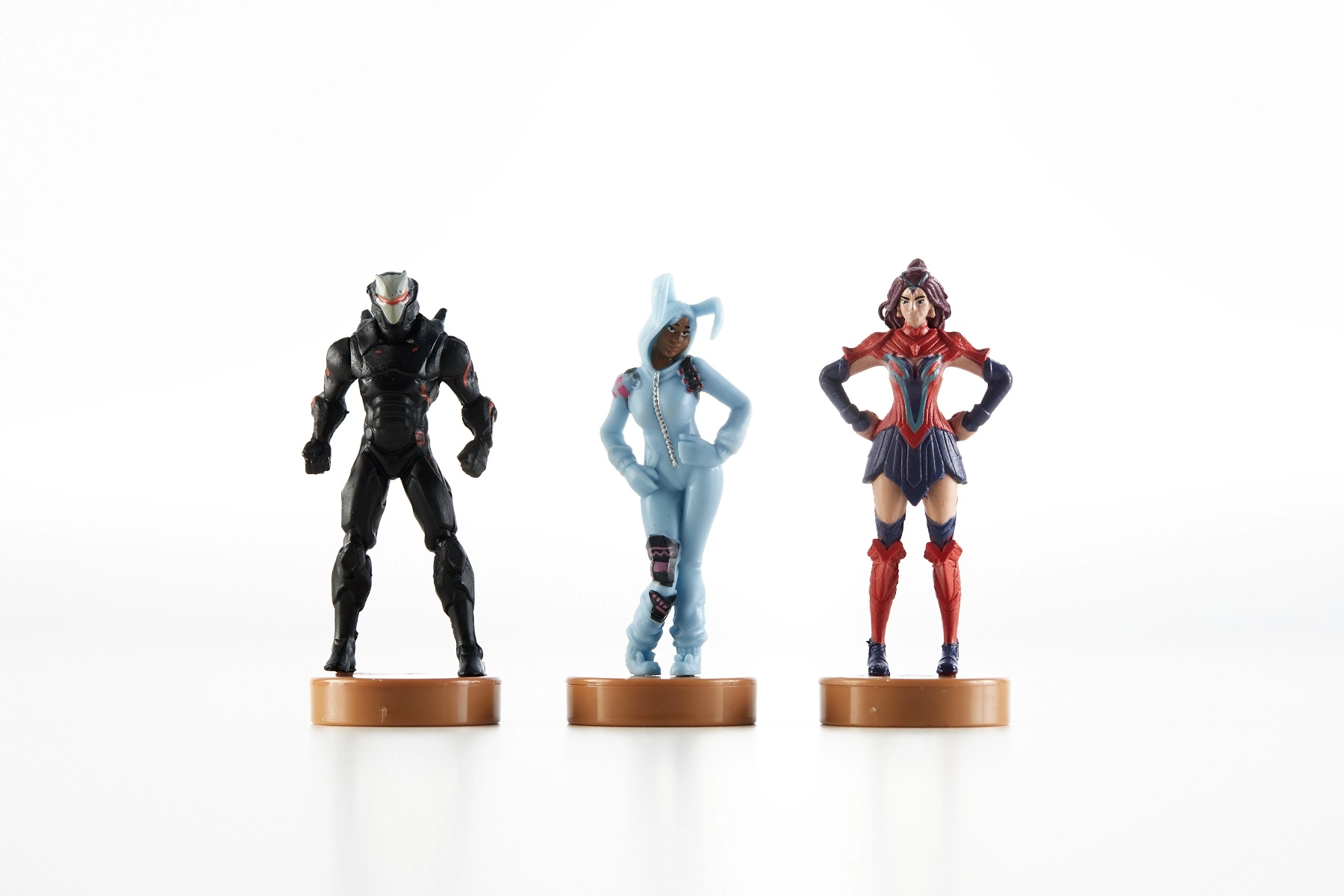 Kit 3 Carimbos Fortnite - Omega, Bunny Brawler E Valor