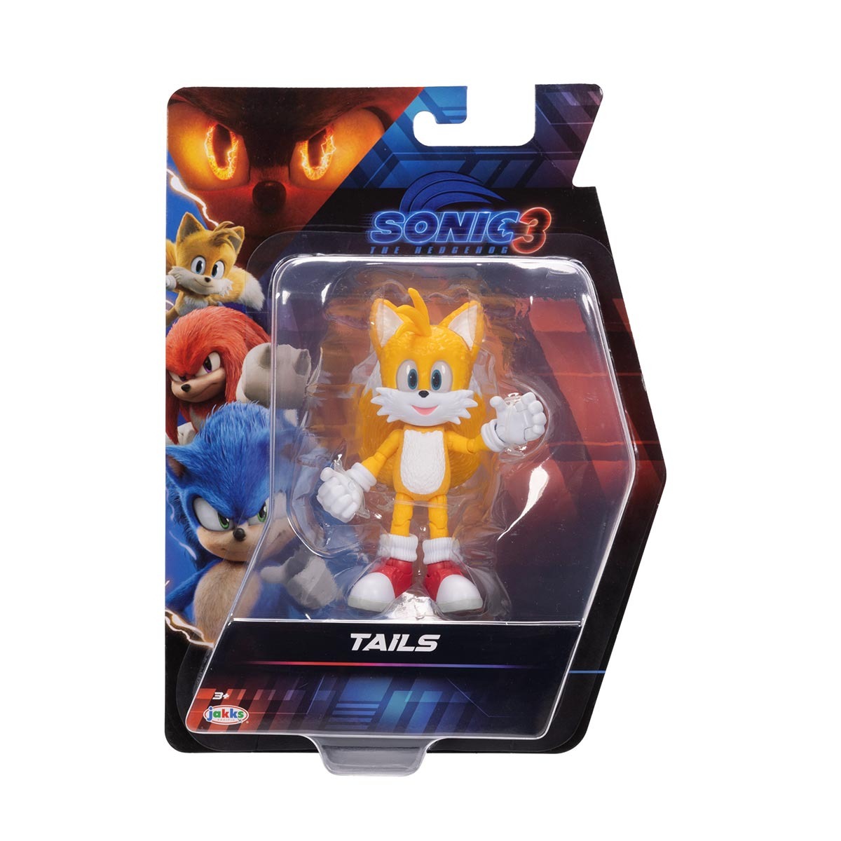 Boneco Articulado Tails De 12Cm - Sonic 3: O Filme