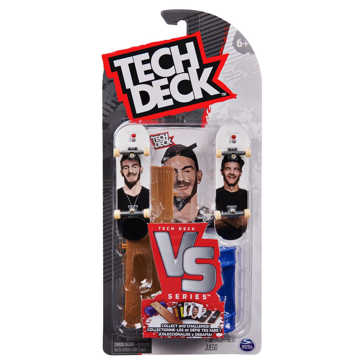 Kit 2 Skate De Dedo Com Obstáculo Planb - Tech Deck