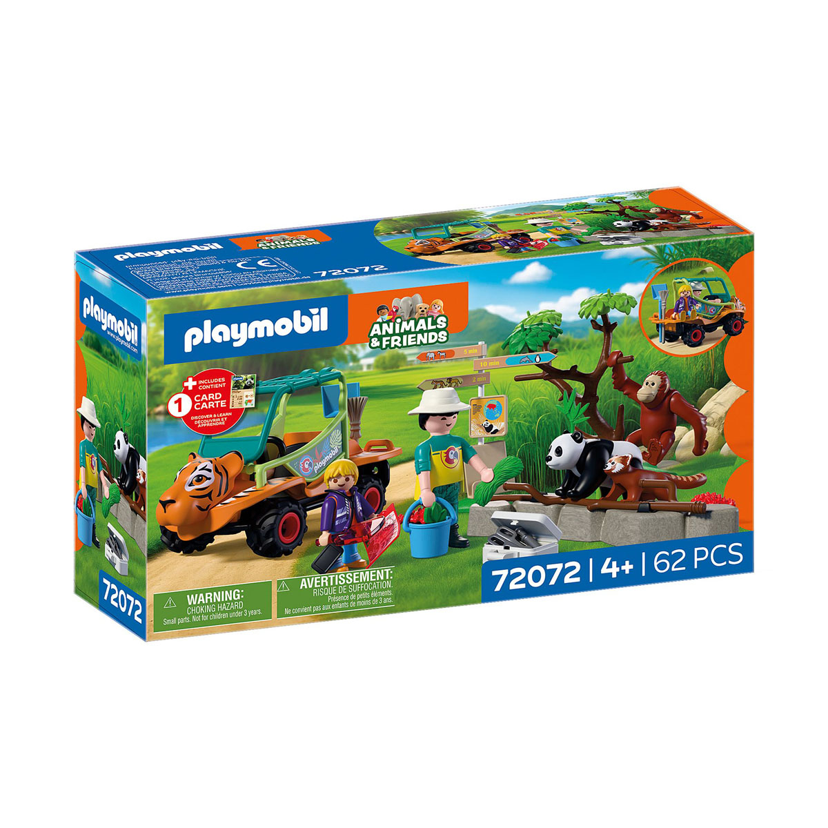 Zoológico com Veículo - Playmobil Animals & Friends 72072 Zoológico com Veículo - Playmobil Animals & Friends 72072