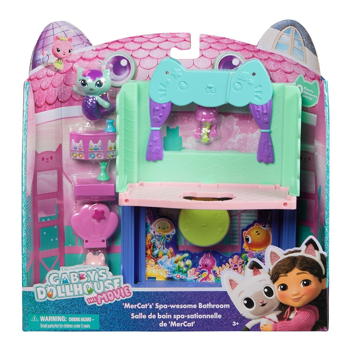 Playset Spa com Mercat - Gabbys Dollhouse