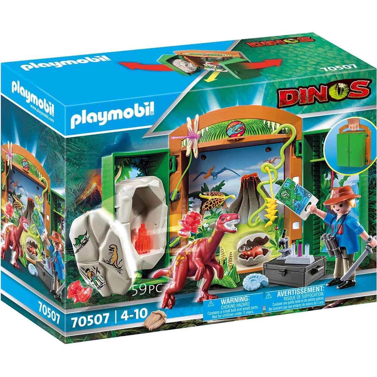 Playmobil - Explorador E Dinossauro - Dinos - 70507