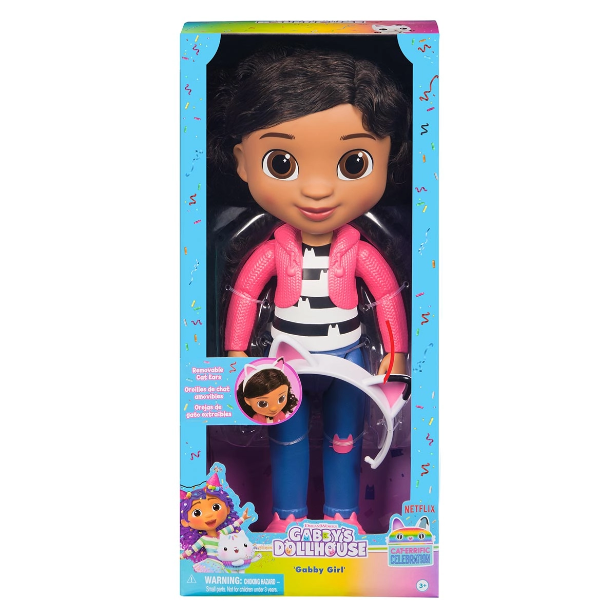Boneca Gabby de 33cm com Tiara - Gabby's Dollhouse